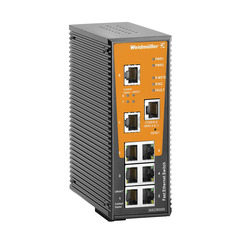Weidmueller IE-SW-AL08M-8TX Netzwerk-Switch (managed), managed, Fast Ethernet